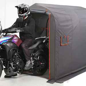 Refugio Carpa Portátil <span class=keywords><strong>de</strong></span> Tela Impermeable 600D para Motocicleta con Cubierta Impermeable y Estructura <span class=keywords><strong>de</strong></span> Metal para <span class=keywords><strong>Moto</strong></span> y Bicicleta - Product Image 2