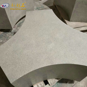 Nuevos Materiales de Construcción de Piedra, Banco de Hormigón GRC Gris de Alta Resistencia, Muebles para Parques Interiores y Exteriores - Product Image 2