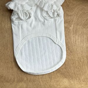 Camisa de Algodón a Rayas para Mascotas ZHONGYA, con Cuello con Volantes, para <span class=keywords><strong>Yorkshire</strong></span> <span class=keywords><strong>Terrier</strong></span>, Schnauzer, Mascotas Pequeñas, Estilo Japonés y Coreano - Product Image 2