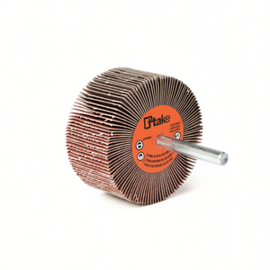 แผ่นขัดแบบฟลัปวีล ขนาด 60x20 มม. แกน 6 มม. ความหยาบ 80 กริต สำหรับขัดโลหะ - Product Image 2