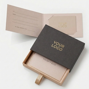 Boîte à bijoux en papier kraft écologique pour l'emballage de montres et de bracelets, avec ruban personnalisé et poignée à tirer - Product Image 2