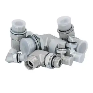 Heavy-Duty Imperial Right-Angle Adjustable High-Pressure Carbon Steel Ferrule Hydraulic Pipe Joint
