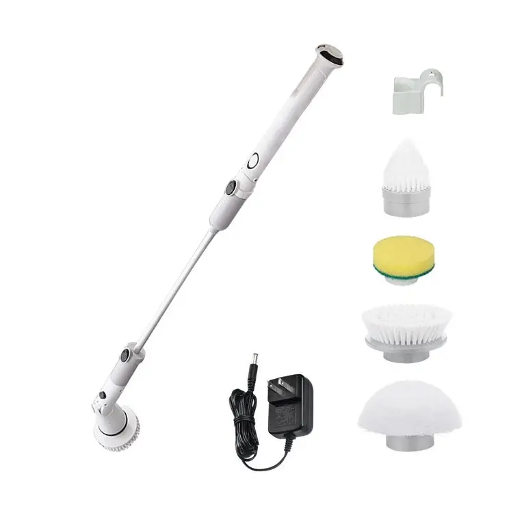 3 in1 Multifunctional bathroom electric cleaning brush for wall bathtub cleaning