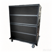 Système audio professionnel avec caisson de basses actif puissant 9007-AS Dual 21 pouces, haut-parleur audio 2x21 pouces
