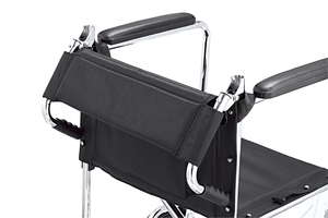 Fauteuil roulant pliable à cadre en acier pour intérieur et extérieur, vente en gros directe d'usine, pour personnes âgées - Product Image 4
