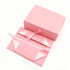 Cajas Rígidas Reciclables de Calidad con Logotipo Personalizado, Color Rosa y Negro, Forma Rectangular, Papel de Arte Magnético, Embalaje con Laminación Mate y Recubrimiento UV - Product Image 3