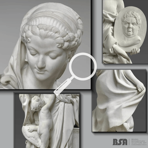 Estatuas Femeninas Algorítmicas de Mármol Personalizadas de Reinas Famosas para Decoración de Patio - Product Image 2