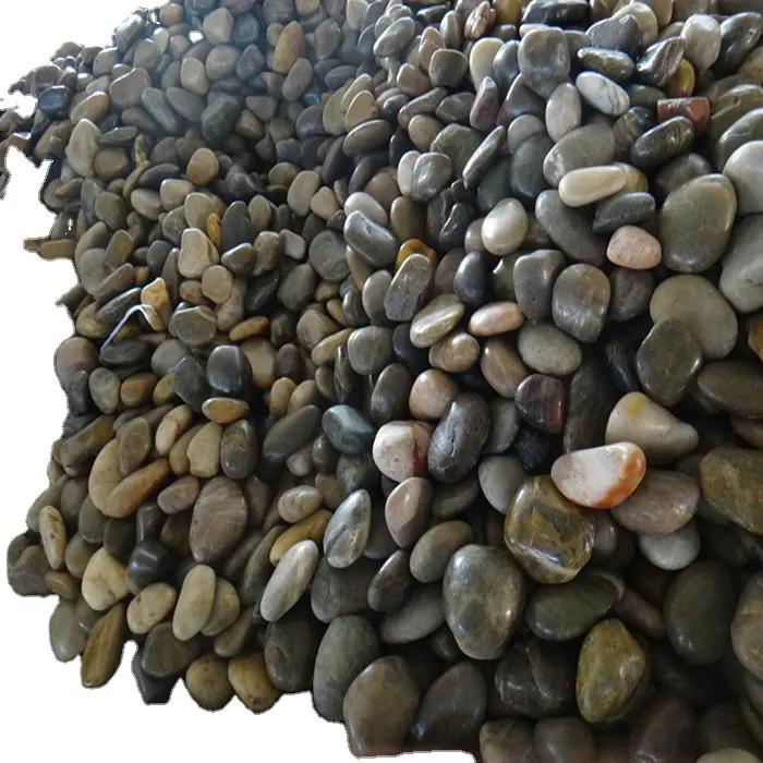 Renkli çakıl taşı okul doğal taşlar takı yapımı için yuvarlak Ton dokuma çanta 3 yıl doğal taş su çeşmeleri