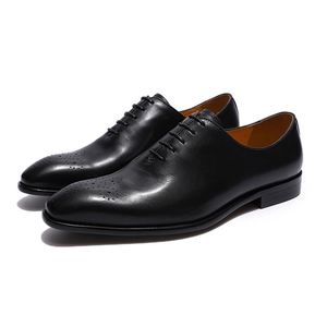 Chaussures habillées à lacets en cuir Oxford pour hommes – Vente en gros - Product Image 4