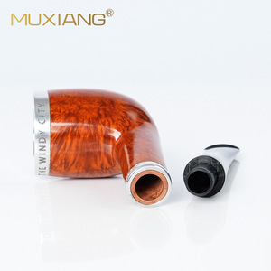 Muxiang Briar Wood Smoking Pipe Handmade Free Style Tobacco Pipe For Gift - Product Image 3