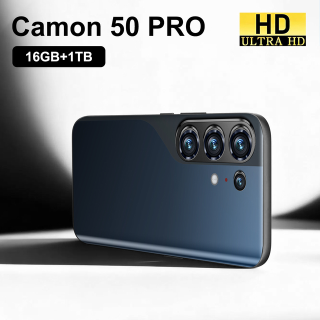 Camon 50 PRO 5G Android 15 Phone 7.3" Large Screen 16GB+1TB for Daily Use & Entertainment