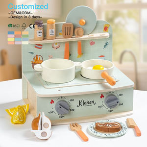 EDULAND OEM/ODM Jouet <span class=keywords><strong>de</strong></span> <span class=keywords><strong>cuisine</strong></span> en bois pour jeu <span class=keywords><strong>de</strong></span> rôle, ensemble <span class=keywords><strong>de</strong></span> <span class=keywords><strong>cuisine</strong></span> miniature éducatif et d'apprentissage DIY pour enfants - Product Image 3