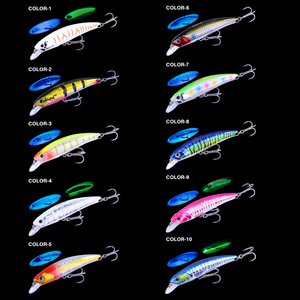 Esche artificiali rigide FJORD Minnow Swimbait 120mm 26g/140mm 37g, affondamento lento, lancio ultra lungo, per trota e persico di fiume - Product Image 2