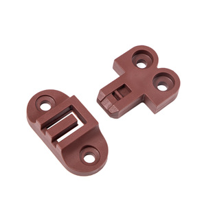 Plastic Horizontal Buckle White Durable Furniture Connector Shelf Support Cabinet Wall Panel <b>Hardware</b> - Product Image 1