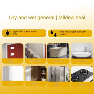 Sellador Adhesivo de Silicona de Doble Componente <span class=keywords><strong>Sika</strong></span> MP, Resistente al Moho e Impermeable, para Cocina, Baño, Borde de Estufa, Inodoro - Product Image 2