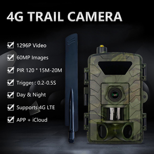<span class=keywords><strong>Meilleur</strong></span> rapport qualité-prix Caméra de surveillance 4G LTE avec carte SIM 60MP Caméra de surveillance cellulaire pour la faune Vision nocturne Caméra de surveillance pour la chasse avec contrôle à distance par application - Product Image 2
