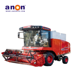 ANON nueva Mini cosechadora de granos máquina combinada soja arroz trigo cebada maíz cosechadora precio - Product Image 2