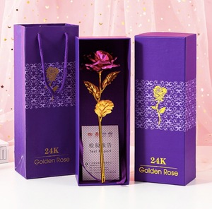 Rosa in scatola viola galaxy oro rosa Infinity Rose di plastica regalo di fiori per sua moglie mamma regali di compleanno di <span class=keywords><strong>san</strong></span> <span class=keywords><strong>valentino</strong></span> - Product Image 5