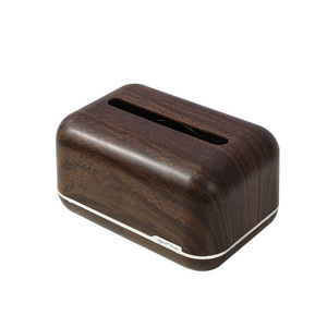 Caja de pañuelos de escritorio para sala de estar, nuevo estilo chino, de plástico, para mesa de centro, dormitorio, lujo ligero para el hogar, control remoto magnético de primavera - Product Image 2