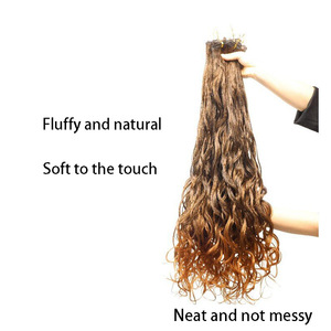 Cortina de Cabello Sintético al por Mayor Transfronteriza, 24 Pulgadas, 300g, Seis Piezas, LOOSE <span class=keywords><strong>GURL</strong></span>, Permanente, Lista para Usar - Product Image 3