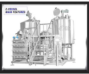 <span class=keywords><strong>Set</strong></span> di Attrezzature per la Produzione di Birra Industriale Automatica HG con Capacità di 1000L e 2000L, Facile Utilizzo - Product Image 5