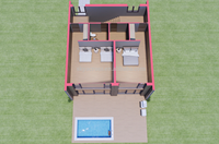 Prix des maisons modulaires de luxe en conteneurs, maisons préfabriquées, maisons modulaires en verre préfabriquées, maisons en conteneurs à deux étages
