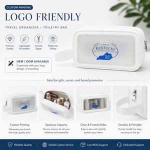 Trousse de Toilette en PVC Transparente Personnalisable avec Logo – Pochette Maquillage et Organisateur de Beauté – Fournisseur en Gros - Product Image 4