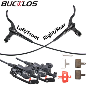 Juego de Frenos de Disco Hidráulicos BUCKLOS para Bicicleta de Montaña OEM/ODM de Doble Pistón 800/1500 mm Delantero y Trasero Freno de Presión de Aceite para MTB - Product Image 1