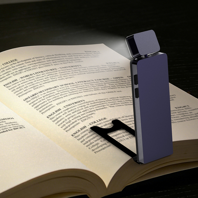 Portable Folding Light Eye Protection Flexible Clip on Book Reading LED Bookmark Light