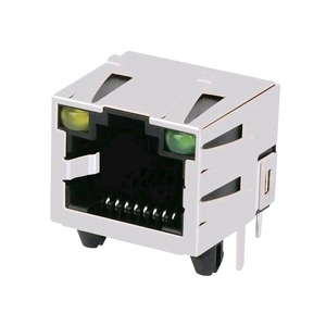 Không có từ RJ45 jack 1x4 nhiều cổng 8P8C PCB Modular Ổ cắm mạng rjhse538504 - Product Image 3