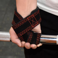 Muñequeras CFW con Logotipo Personalizado, Protección Profesional, Resistentes para Levantamiento de Pesas y Dominadas, Ligeras, de Neopreno Antideslizante, Unisex