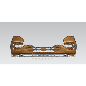 สปอยเลอร์กันชนหน้า Haosheng แบบติดตั้งเพิ่มเติม ทำจากพลาสติกสีดำเงา 4 ชิ้น สำหรับรถฟอร์ด ทรานซิท คัสตอม ปี 2017 - <span class=keywords><strong>2023</strong></span> - Product Image 2