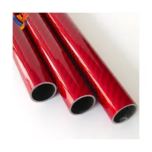 Tubo in fibra di carbonio a forma personalizzata CNC 3k tessuto opaco 100% tubo in fibra di carbonio