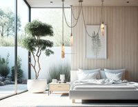 Lampes suspendues en verre simples modernes personnalisées en usine pour le lustre d'éclairage décoratif de couloir extérieur de chambre à coucher de salon
