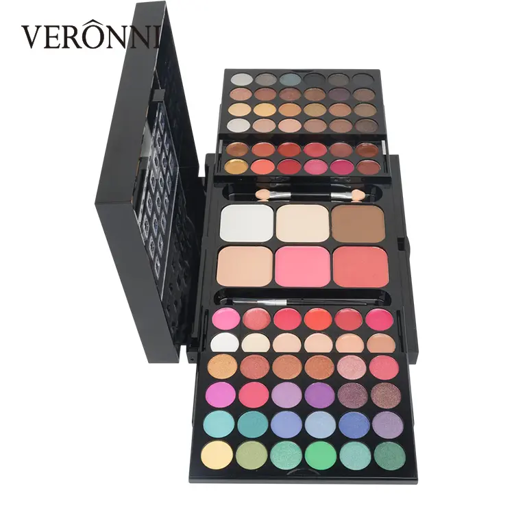 78-farben-Palette Make-Up-Sets Großhandel professionelle Mädchen-Eyeshadow-Palette großer Make-Up-Kit für Damen