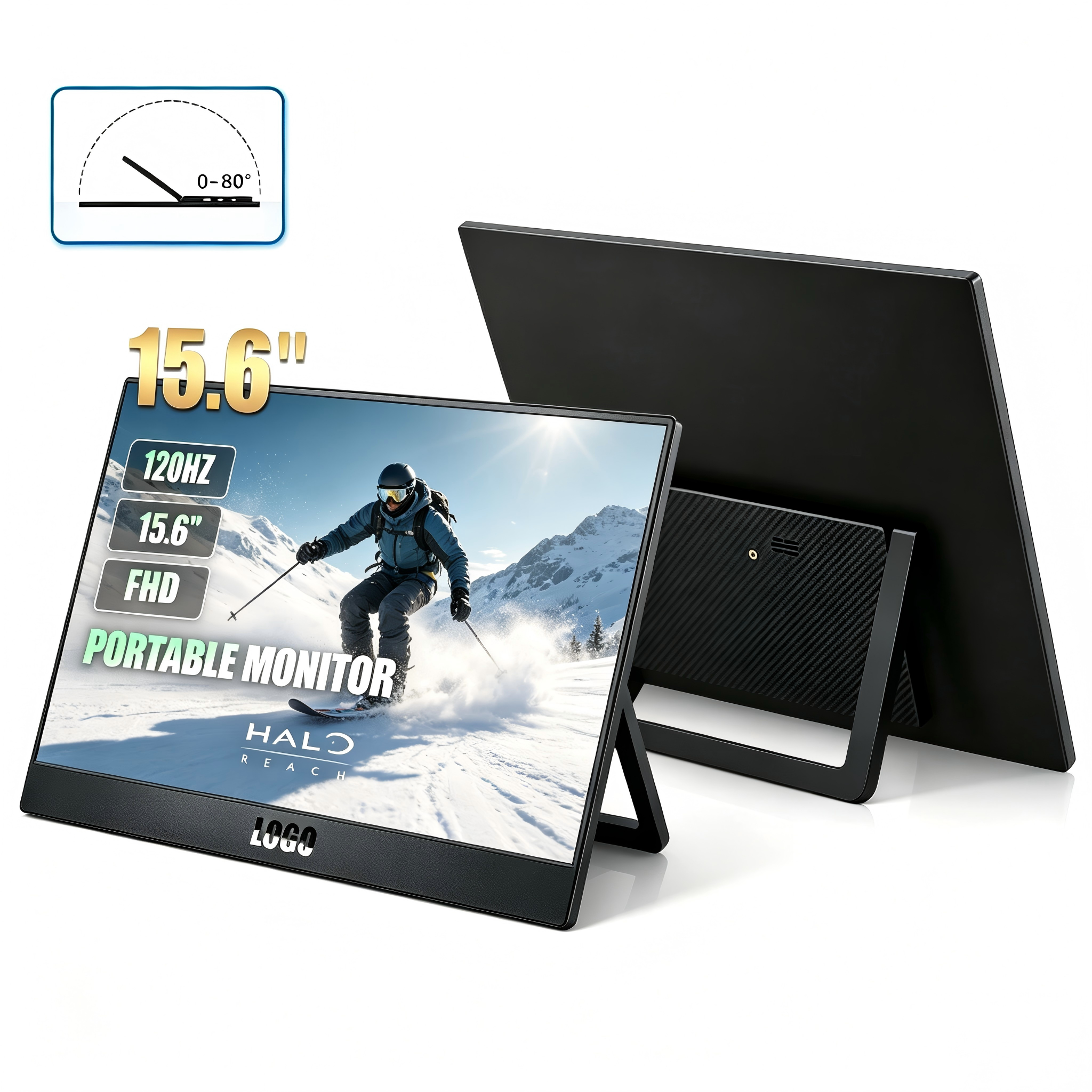 Cheap Portable <strong>Monitor</strong> 15.6 Inch 1080p <strong>1920x1080</strong> Usb Type-c <strong>Monitor</strong> for Smart Phone PS4 Laptop Mac Made in China IPS 1-year