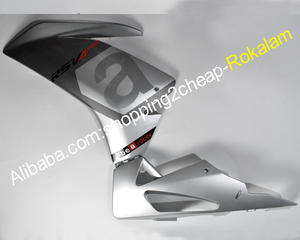 Pour Aprilia <span class=keywords><strong>RSV4</strong></span> 1000 2016 2017 RS V4 16 17 18 gris argent moto Kit de rechange carénage - Product Image 5