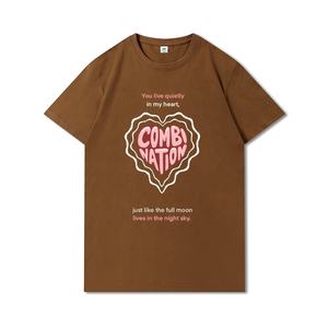 Gran oferta de verano, Jersey 100% de algodón con cuello redondo de alta calidad, diseño personalizado, estilo callejero, camiseta estampada PARA EL Día de San Valentín - Product Image 2