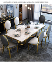 ATUNUS – table à manger moderne en marbre et pierre frittée, meubles de salle à manger, livraison directe