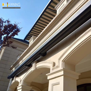 Toldo de patio retráctil motorizado para exteriores con luces LED Toldo parasol - Product Image 4