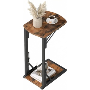 Mesa de Centro Plegable Moderna, Mesa Auxiliar <span class=keywords><strong>para</strong></span> Sofá, <span class=keywords><strong>para</strong></span> Espacios Pequeños, Portátil, Duradera, de Madera MDF, Bandeja <span class=keywords><strong>para</strong></span> <span class=keywords><strong>TV</strong></span>, Sofá Cama Deslizante - Product Image 1