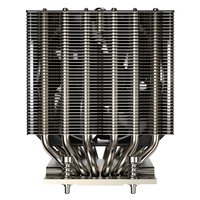 COOLSERVER pour SP6 4U M95 PRO Dissipateur thermique de processeur de bureau 4 broches PWM 6 caloducs Cuivre & Aluminium Double roulement à billes Faible bruit TDP 355W