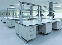 Vente directe d'usine, banc de travail de laboratoire résistant aux produits chimiques, avec table de travail de physique, mobilier de laboratoire
