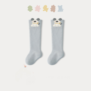 Xiangyi <span class=keywords><strong>Medias</strong></span> Largas Para Bebes New Baby Calcetines largos hasta la rodilla 0-3 años Calcetín infantil grueso de dibujos animados - Product Image 3