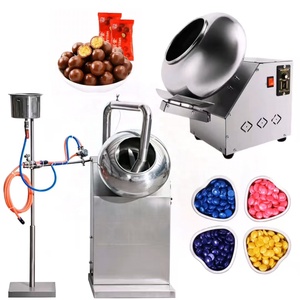 Machine de dragage et de polissage automatique commerciale de petite taille <span class=keywords><strong>pour</strong></span> l'industrie alimentaire, <span class=keywords><strong>pour</strong></span> le chocolat, <span class=keywords><strong>les</strong></span> amandes, <span class=keywords><strong>les</strong></span> noix et le sucre - Product Image 4