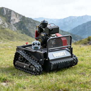 Best-selling diesel-powered <b>tracked</b> lawn <b>mower</b> with <b>remote</b> <b>control</b> and rotating function suitable for tall grass and thorn - Product Image 2