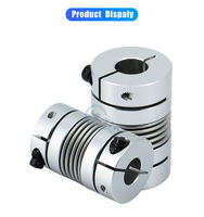 Accouplement souple à soufflet LB D32L48, alésage 6mm 15mm, sans jeu, pour moteur pas à pas Nema 23 34, servomoteur, vis à billes, kit CNC