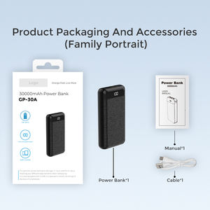 Bluetimes 30000mAh batterie externe USB haute capacité batterie lithium-ion batterie Portable Power Bank - Product Image 6