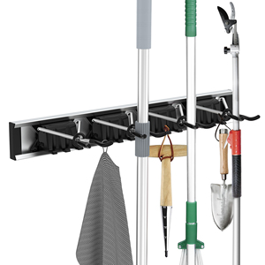 G012 porta scopa Custom 6 posizioni rimovibile <span class=keywords><strong>da</strong></span> giardino a parete porta attrezzi <span class=keywords><strong>da</strong></span> giardino porta scopa - Product Image 3