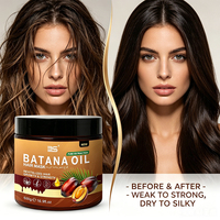 Crème capillaire 3S Batana 500g, formule concentrée, favorise la croissance des cheveux, renforce les racines des cheveux, nourrit en profondeur, répare les cheveux secs